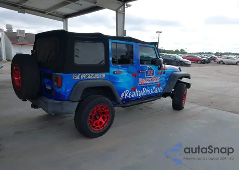 2016 Jeep Wrangler Unlimited Sport z USA, uszkodzony, nr VIN 1C4HJWDG0GL116074